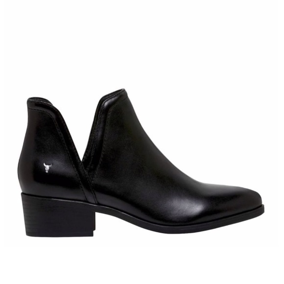 Windsor Smith Razel Black Leather Boots 